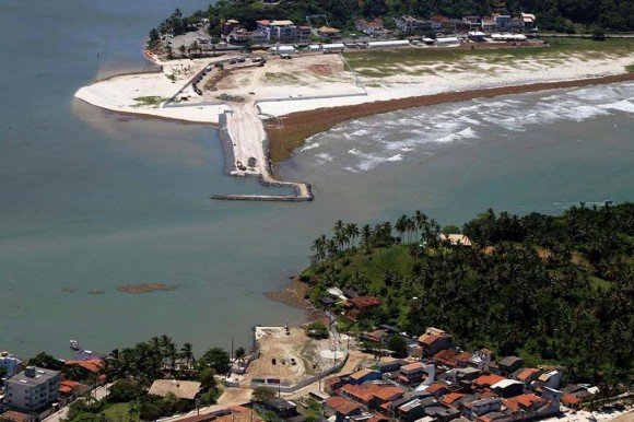 Ponte ligará o centro e a zona sul de Ilhéus (Foto José Nazal).
